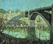 Ernest Lawson Spring Night at Harlem River china oil painting artist